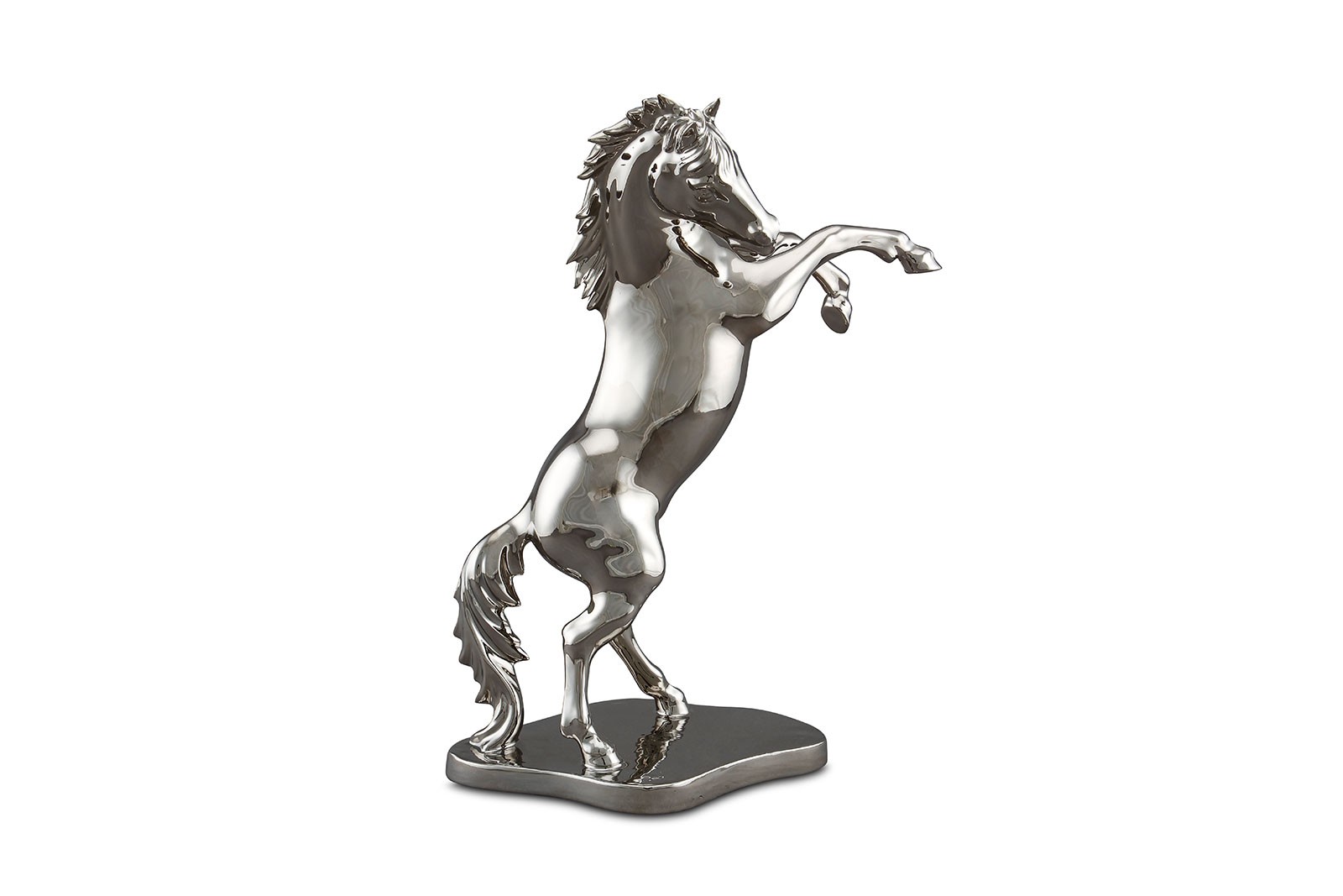 Rampant horse with small base