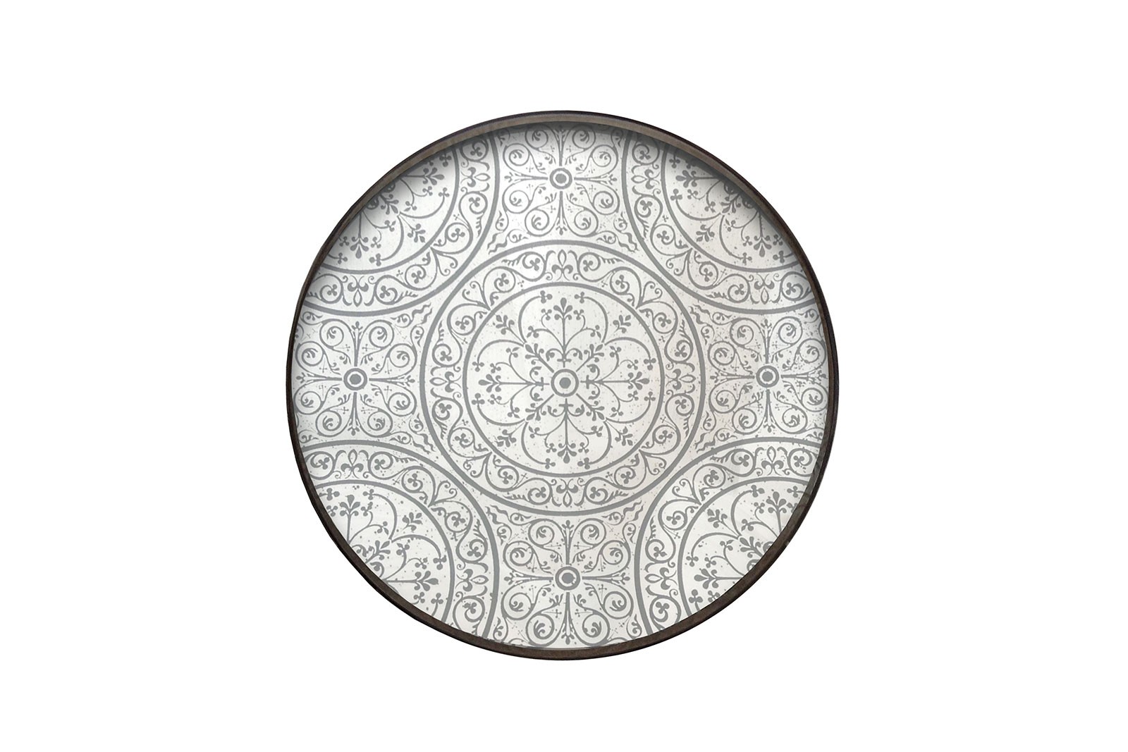 Moroccan frost light aged mirror