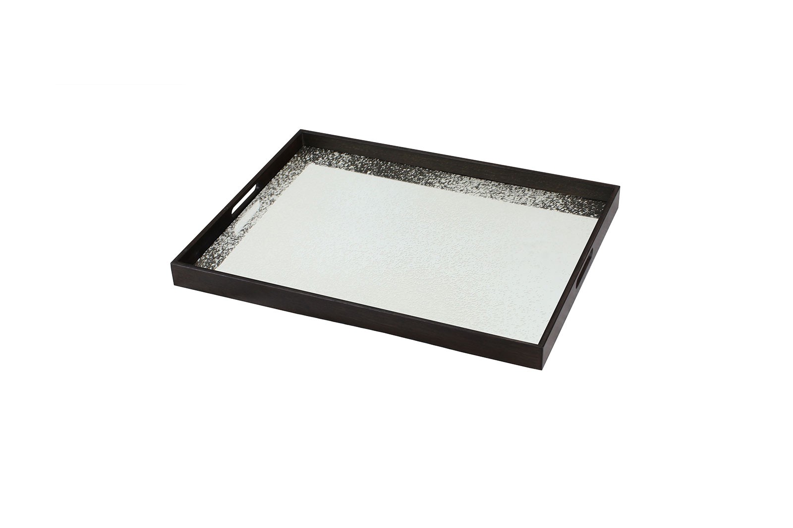 Heavy aged mirror tray