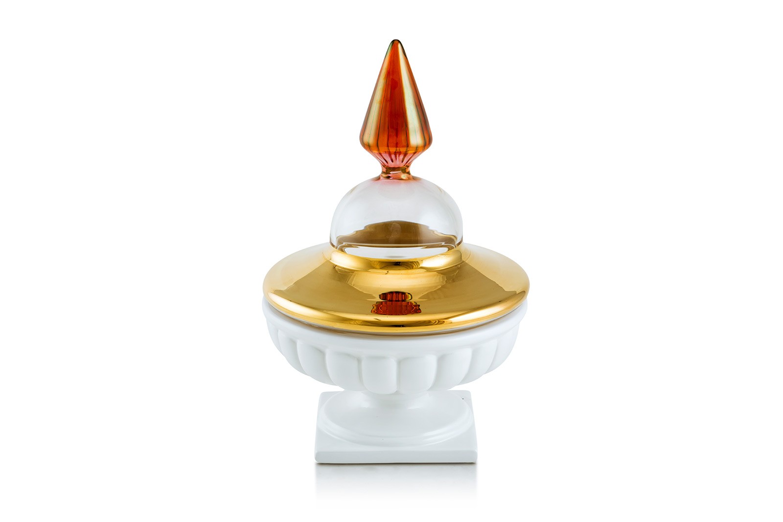 Mix cup with glass top